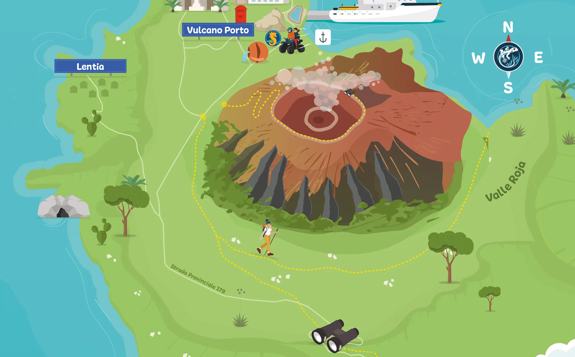 Trail map: Valle Roja