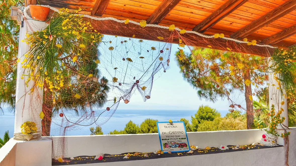 Trattoria da Gaetano in Gelso, Vulcano